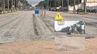 انتهاء اشغال تجديد مقطع القناة الرئيسية للمياه العادية بالطريق الوطنية اكادير- انزكان