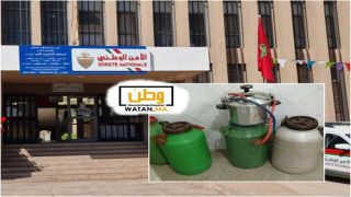 تيزنيت…اعتقال شابين متورطين في إعداد وترويج مسكر ماء الحياة