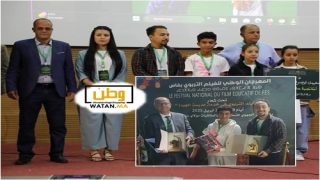 فيلم 'قلم' يحصد جائزة أفضل دور ذكوري ممثلاً لمديرية تيزنيت في مهرجان الفيلم التربوي بفاس