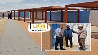 تيزنيت تستعد لموسم الصيف بتأهيل مسبح الحي الإداري 