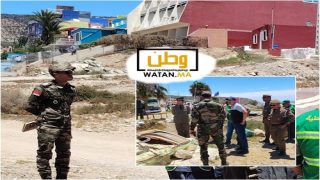 بتعليمات من الوالي أمزازي سلطات تامري تشن حملة صارمة بشواطئ شمال أكادير 