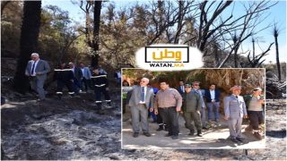عامل إقليم تيزنيت يتفقد واحة "أياي بأملن" بعد الحريق ويوصي بتعزيز الوقاية وإعادة التأهيل