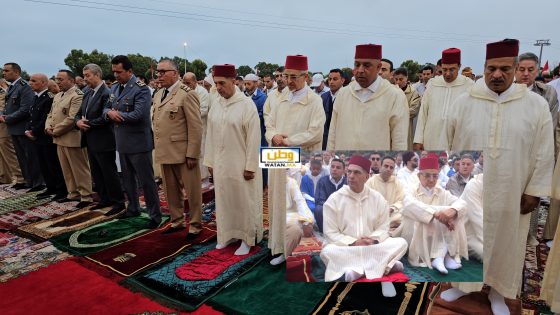 والي جهة سوس ماسة يؤدي صلاة عيد الأضحى بالمصلى الرسمي بأكادير