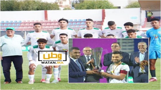 أولمبيك الدشيرة يتوج بكأس التميز في نسخته الأولى ويكتب صفحة جديدة في تاريخ النادي