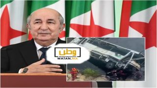 موجة غضب داخل الجزائر بعد فاجعة وادي الحراش وغياب عبدالمجيد تبون