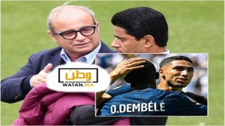 المستشار الرياضي لنادي باريس سان جيرمان يفضل ديمبلي على حكيمي