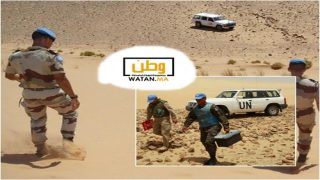 شاحنات المينورسو تعبر الجدار الأمني بالصحراء دون عراقيل