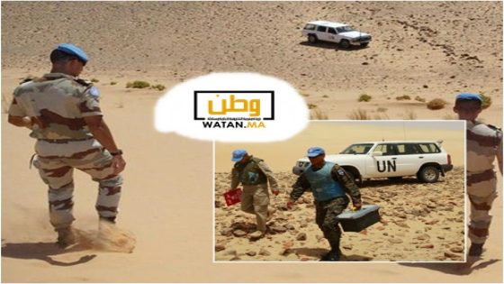 شاحنات المينورسو تعبر الجدار الأمني بالصحراء دون عراقيل