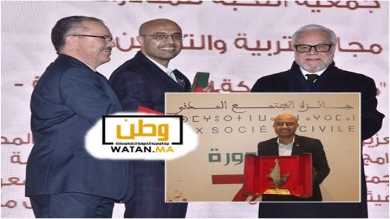 رشيد رزق يتويج بالجائزة الوطنية للمجتمع المدني لسنة 2025