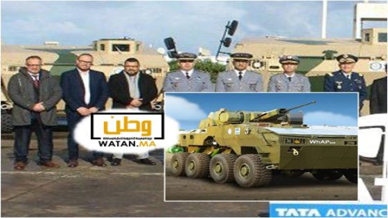 الجيش المغربي يتسلم الدفعة الأولى من مدرعات “تاتا الهندية” المصنعة بالمغرب