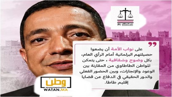 الحسين بوزيحاي ...هل يجرؤ برلمانيو طاطا على كشف حصيلتهم؟ ..الساكنة تطالب بالأرقام بدل الشعارات