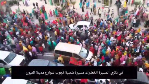 هكذا خرج المواطنون لاستقبال الملك محمد لسادس (فيديو ).