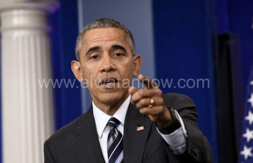 In this Feb. 5, 2016, photo, President Barack Obama speaks during a news conference in the Brady Press Briefing Room in Washington. Nine years ago to the day, Obama stood before the Old State House in Springfield and announced his run for president, declaring that "the ways of Washington must change." On Wednesday, Obama returns to the Illinois capital at the twilight of his political career, pleading once again for the type of national unity that has eluded him as president. (AP Photo/Susan Walsh)