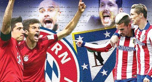 فيديو: البث المباشر لمباراة بايرن ميونيخ ضد أتلتيكو مدريد جودة عالية