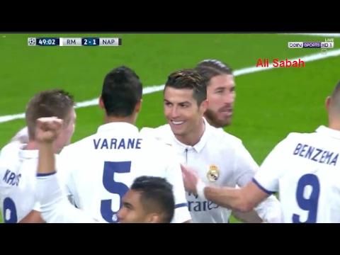 فيديو: اهداف مباراة ريال مدريد ونابولي 3-1