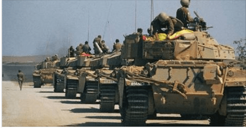 فيديو: خطير هل هي بداية الحرب دبابات عسكرية تتجه صوب مدينة العيون