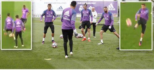رونالدو يفقد أعصابه في تدريبات ريال مدريد
