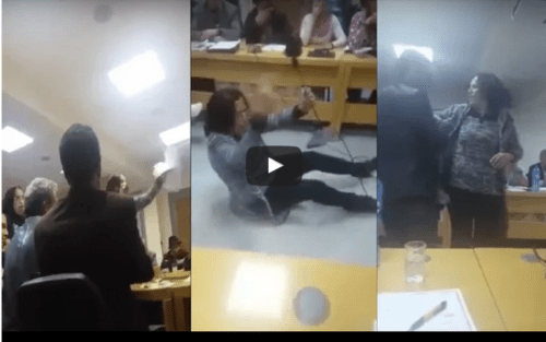 فيديو: فضيحة مستشارة بحزب البام تقربل دورة المجلس البلدي لميدلت وتصف الأعضاء بالشفارة