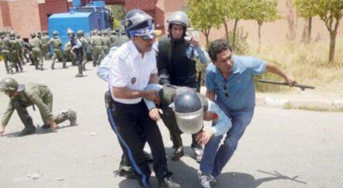 خطير: اعتقالات بالجملة في صفوف الطلبة و إصابة العديد من عناصر القوات العمومية بكلية ظهر المهراز بفاس