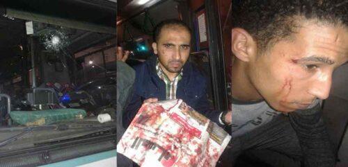 فيديو: خطير لحظة الهجوم على حافلة للنقل العمومي بالبيضاء